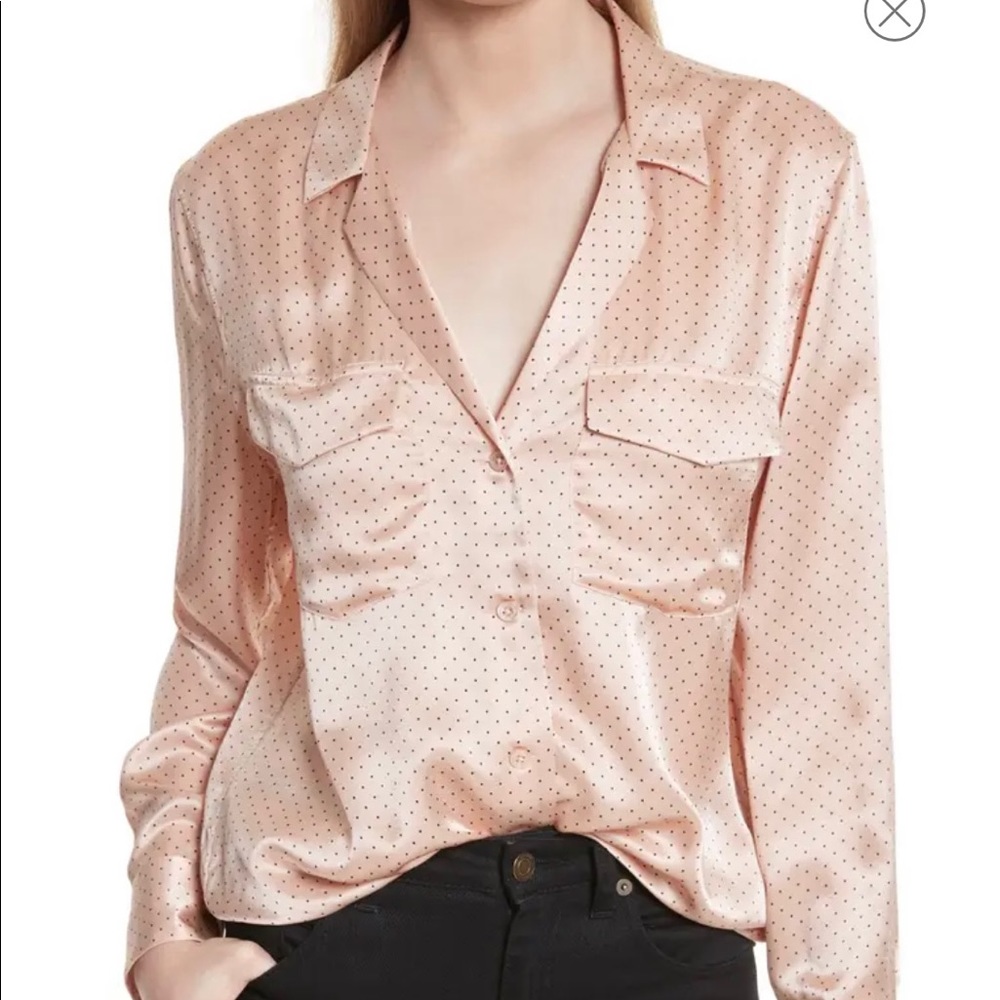 Equipment silk shirt